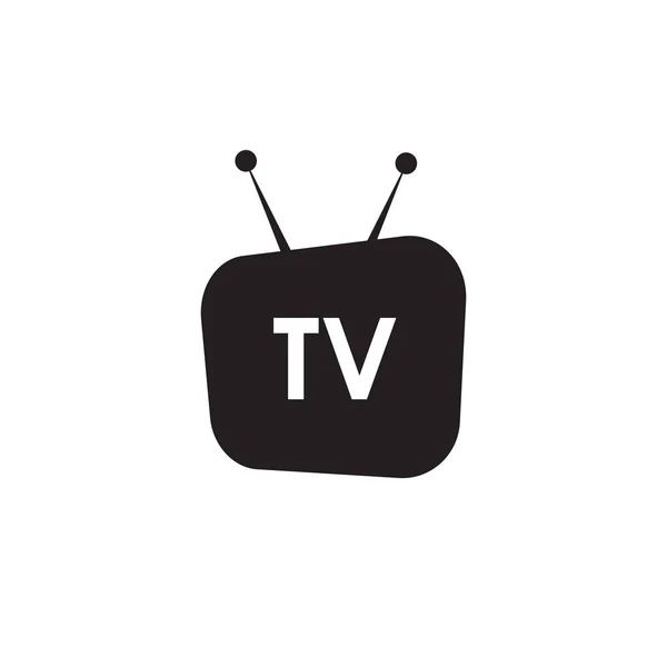 Canal de televisión icono del programa diseño del logotipo de la plantilla vector — Vector de stock