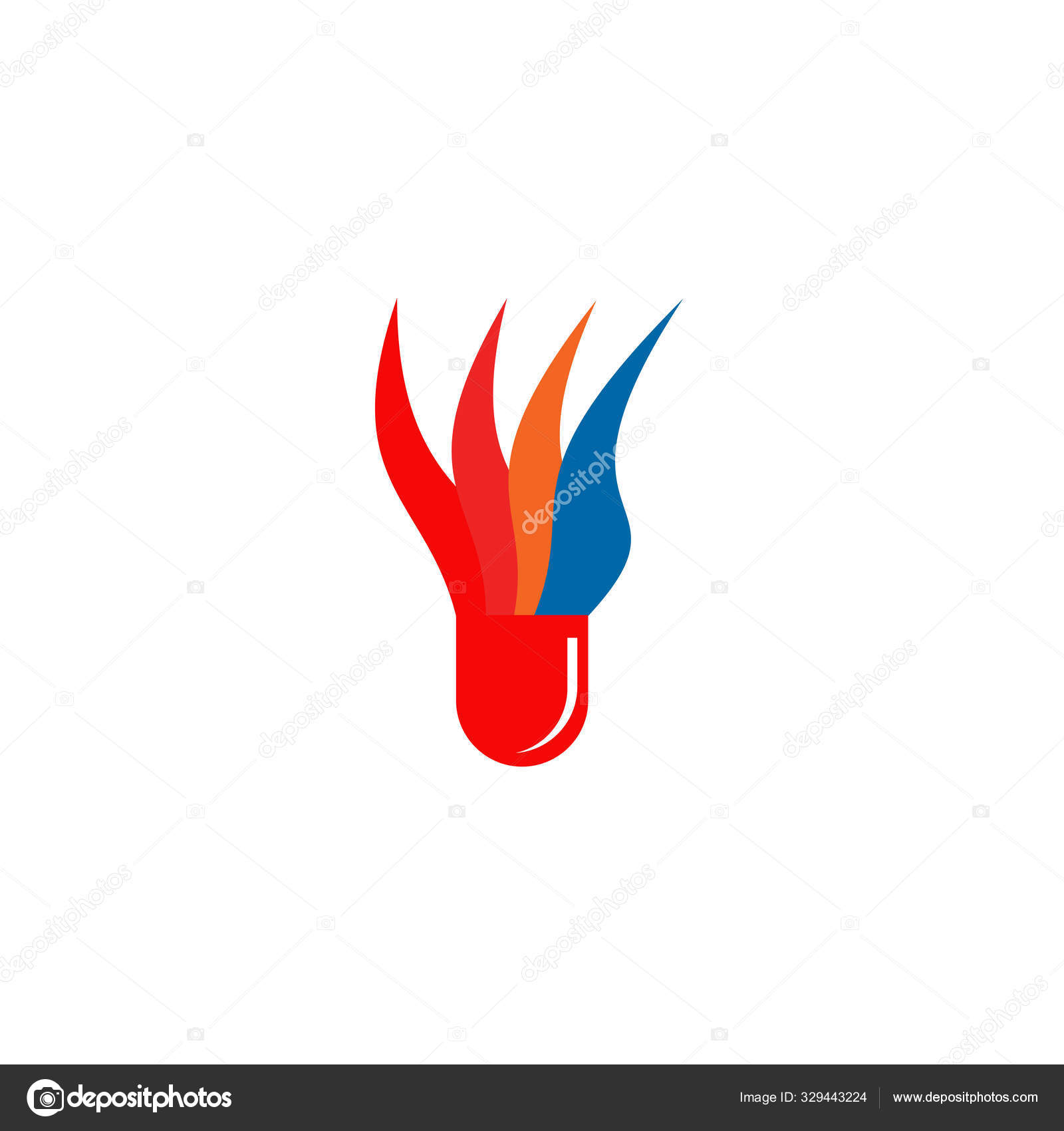  Shuttlecock  icon logo  design for badminton activity   