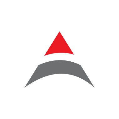 Ok simgesi logo tasarım vektörü şablonu