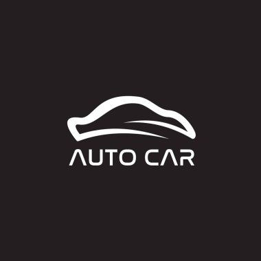 Otomotiv araba logosu tasarım konsept vektörü şablonu