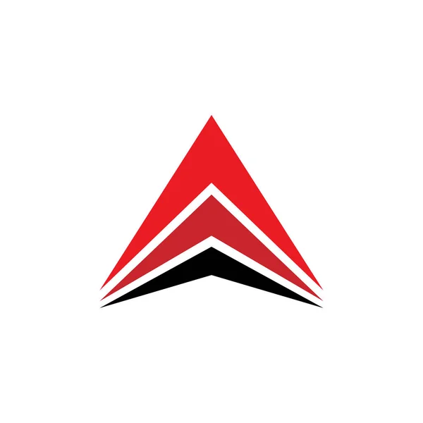 Icono de flecha logo diseño vector plantilla — Vector de stock