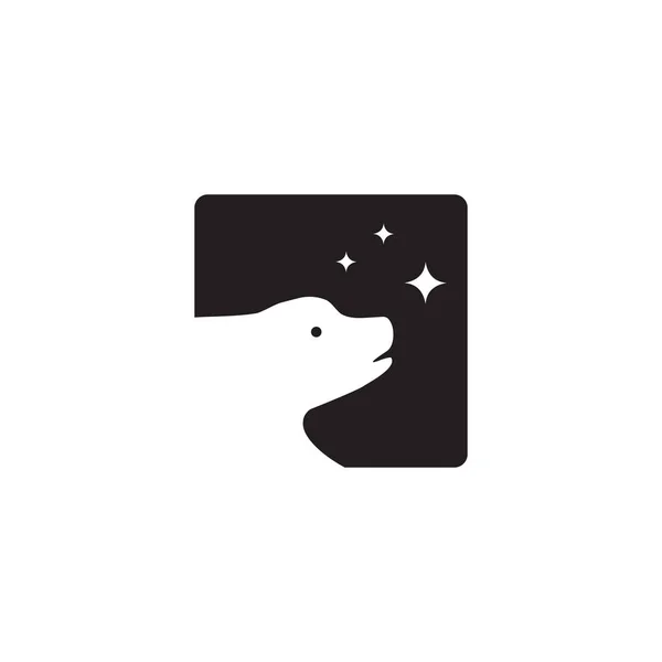 Medve ikon logó tervezés inspiráció vektor sablon — Stock Vector