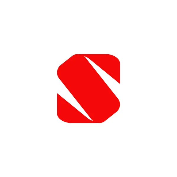 Начальный векторный шаблон логотипа S — стоковый вектор