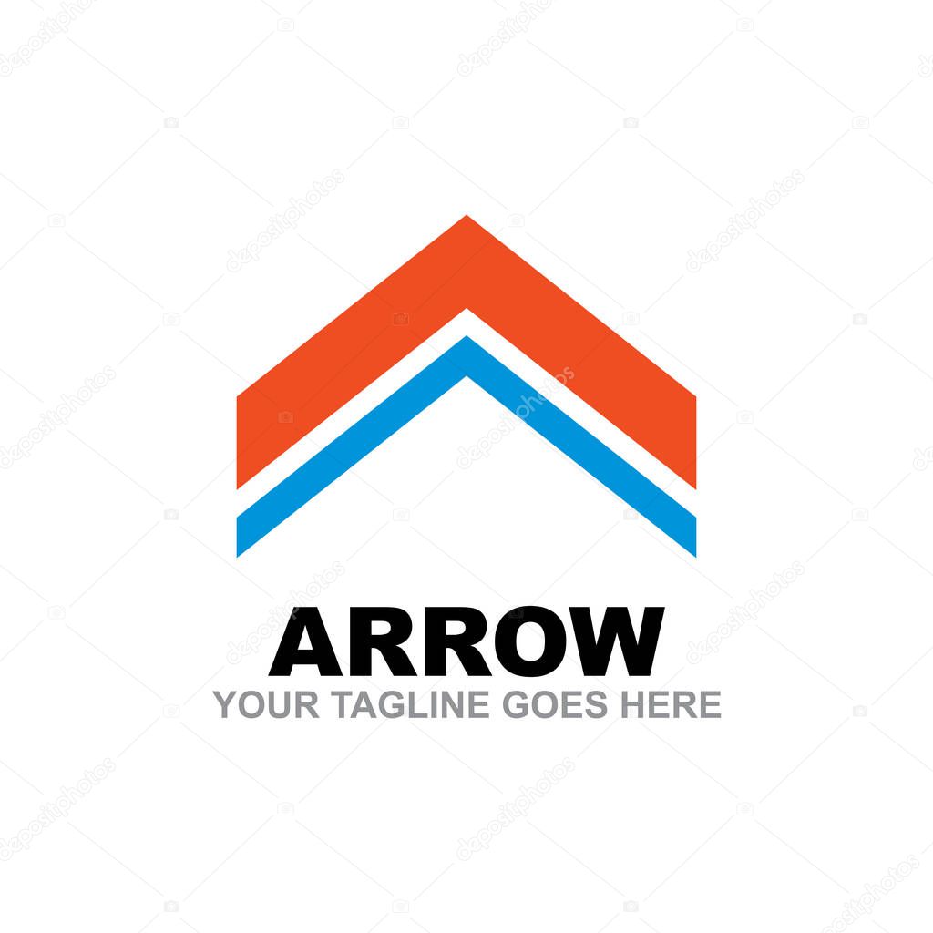 Arrow icon logo design