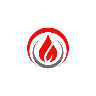 Kan simgesi logo tasarım vektörü