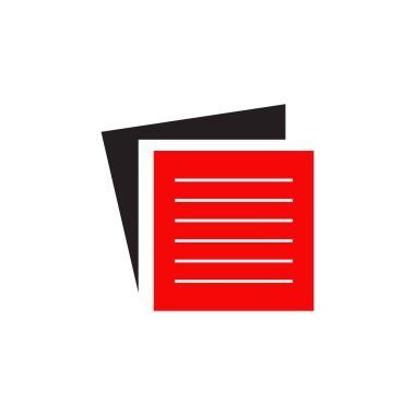 Kitap logosu tasarım şablonu