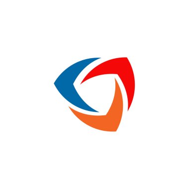 Bumerang silah simgesi logo tasarım şablonu