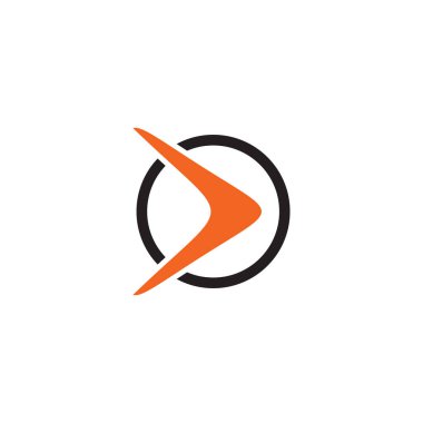 Bumerang silah simgesi logo tasarım şablonu