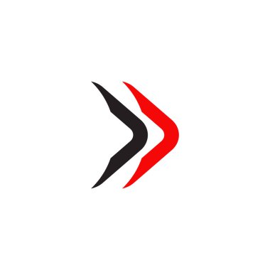 Bumerang silah simgesi logo tasarım şablonu