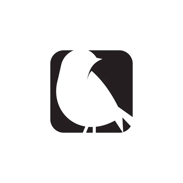 Modèle vectoriel d'inspiration design logo oiseau — Image vectorielle