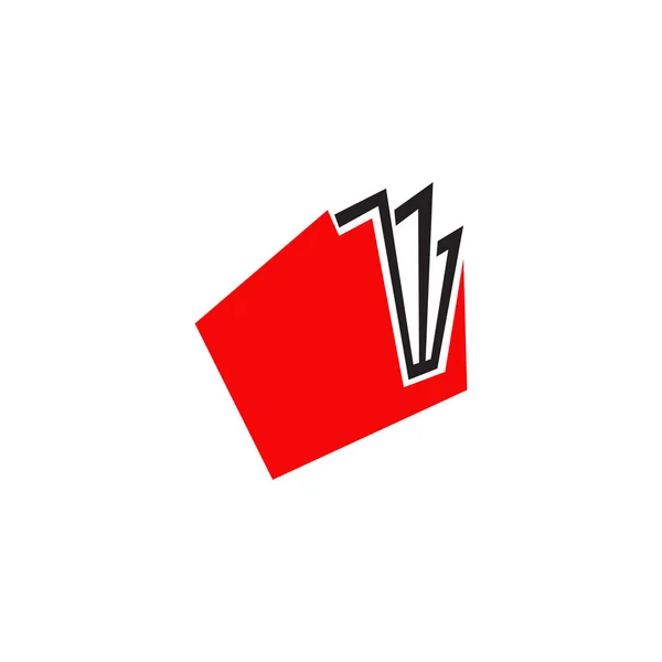 Buch Logo Design Ikone Vorlage — Stockvektor