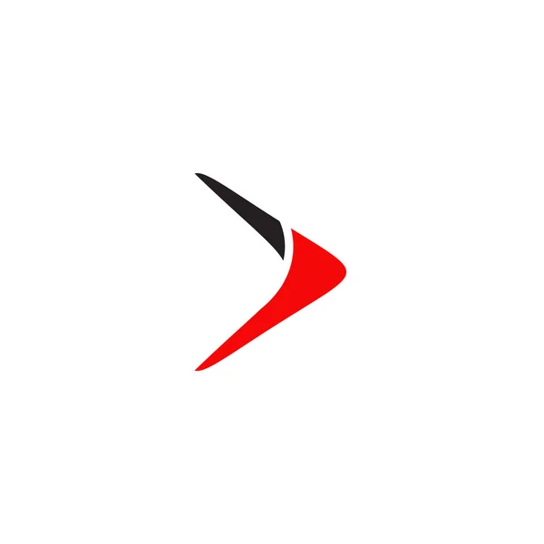 Boomerang arma icono logotipo diseño vector plantilla — Vector de stock