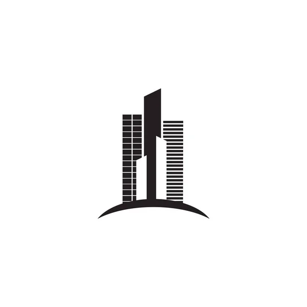 Icono de construcción simple logo diseño inspiración vector plantilla — Archivo Imágenes Vectoriales