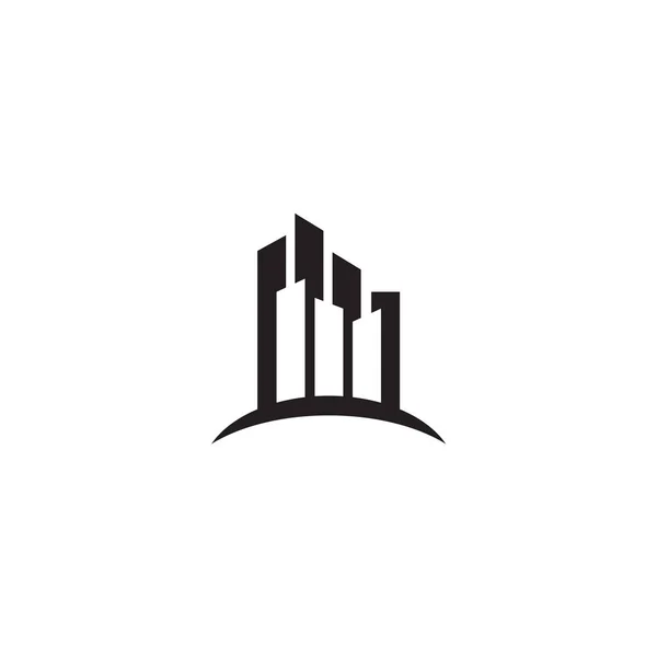 Icono de construcción simple logo diseño inspiración vector plantilla — Vector de stock