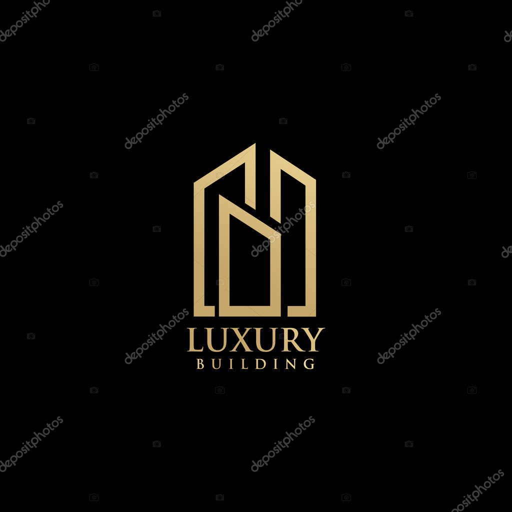 Building logo design inspiration vector template