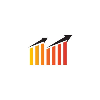 Ekonomik iş grafiği logo tasarımı