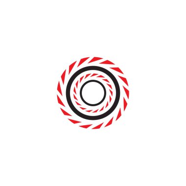 Çember logo tasarım vektör şablonu