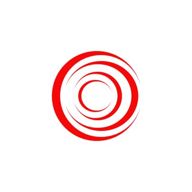 Çember logo tasarım vektör şablonu