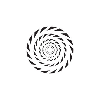 Çember logo tasarım vektör şablonu