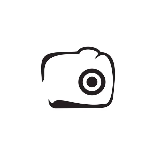 Camera logo pictogram ontwerp vector template — Stockvector