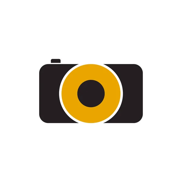 Camera logo icon design vector template — Stock Vector