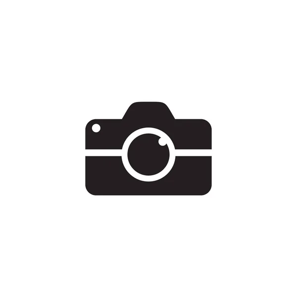 Camera lens logo icon design template — Stock Vector