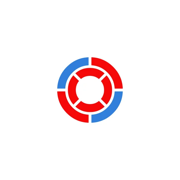 Çember simge logo tasarım şablonu — Stok Vektör