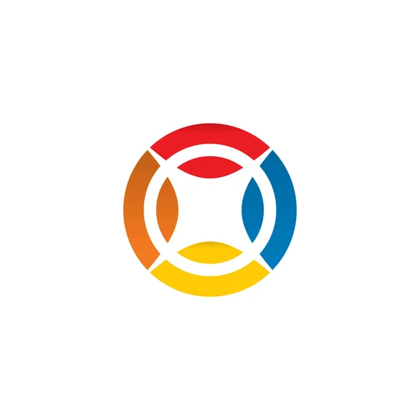 Modèle vectoriel de conception de logo Circl — Image vectorielle