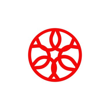 Topluluk ve evlat edinme logosu tasarım vektörü