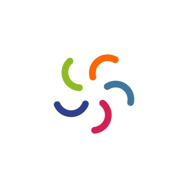 Topluluk ve evlat edinme logosu tasarım vektörü