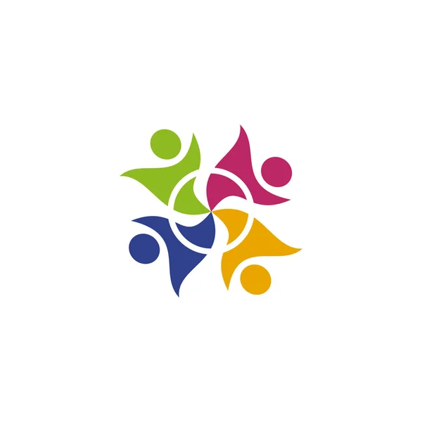 Inspiracja do projektowania logo Wspólnoty i opieki adopcyjnej — Wektor stockowy