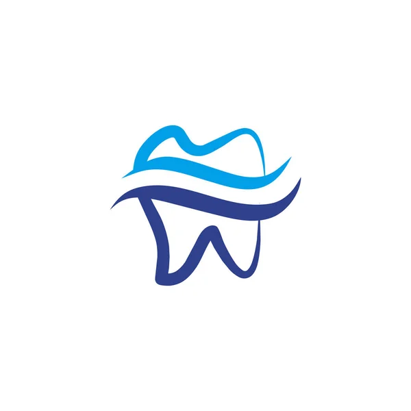 Tandvård ikon logotyp design vektor illustration mall — Stock vektor