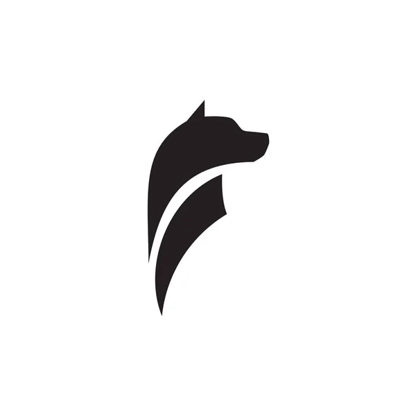 Dog icon logo design vector illustration template — Stock Vector