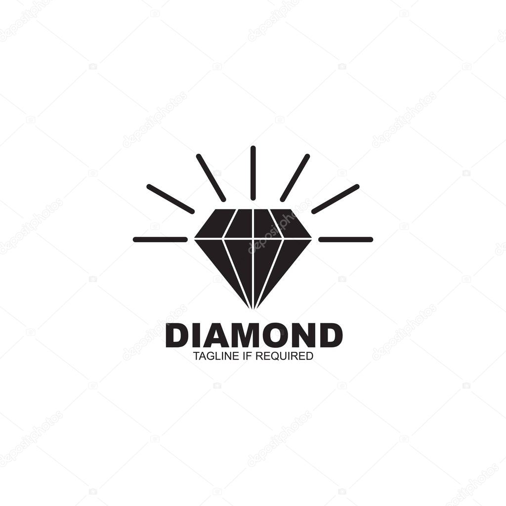 Diamond logo design inspiration vector template