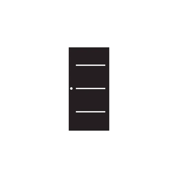 Mall för utformning av dörrlogotyp — Stock vektor