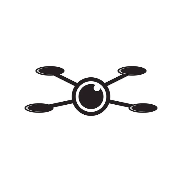 无人机图标标识设计矢量模板 — 图库矢量图片