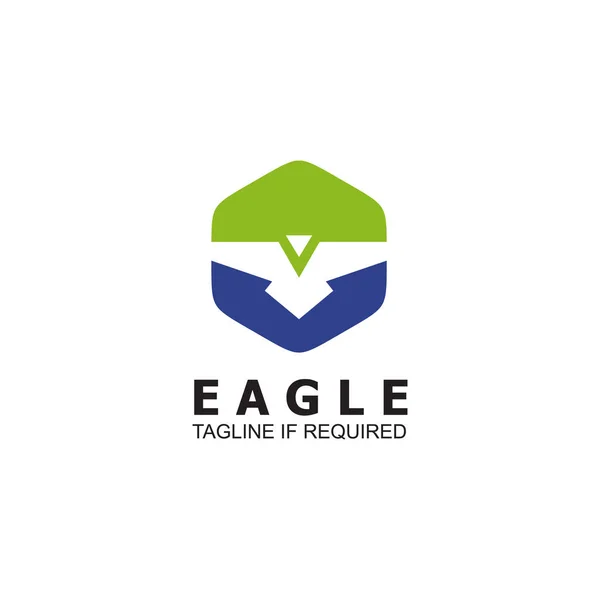Modelo de vetor de inspiração de design de logotipo de ícone de águia —  Vetores de Stock