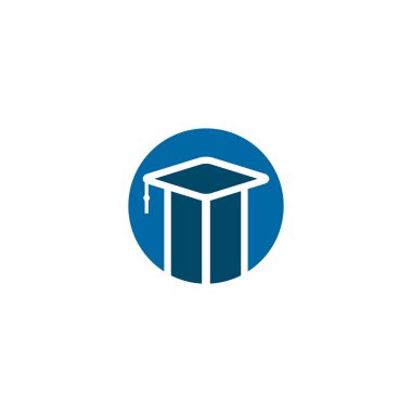 Eğitim Logosu Tasarım Vektörü Şablonu
