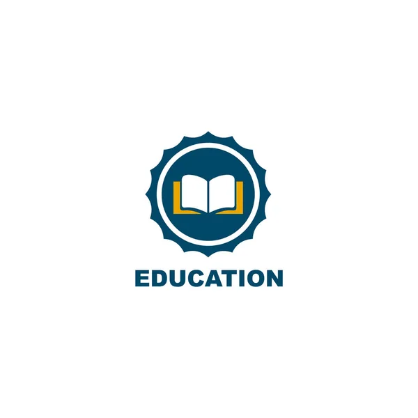 Educación Logo Diseño Vector Plantilla — Vector de stock