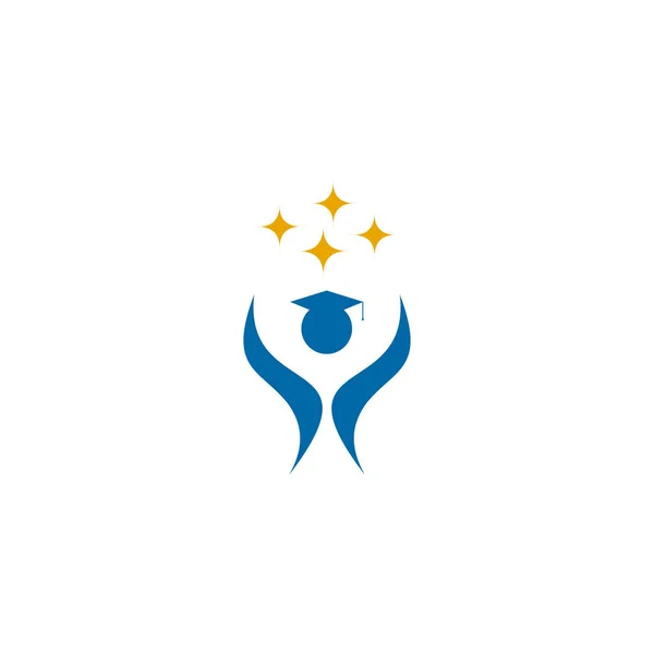 Szablon wektorowy logo edukacji — Wektor stockowy