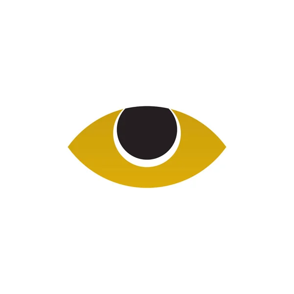 Modelo de vetor de design de logotipo olho — Vetor de Stock