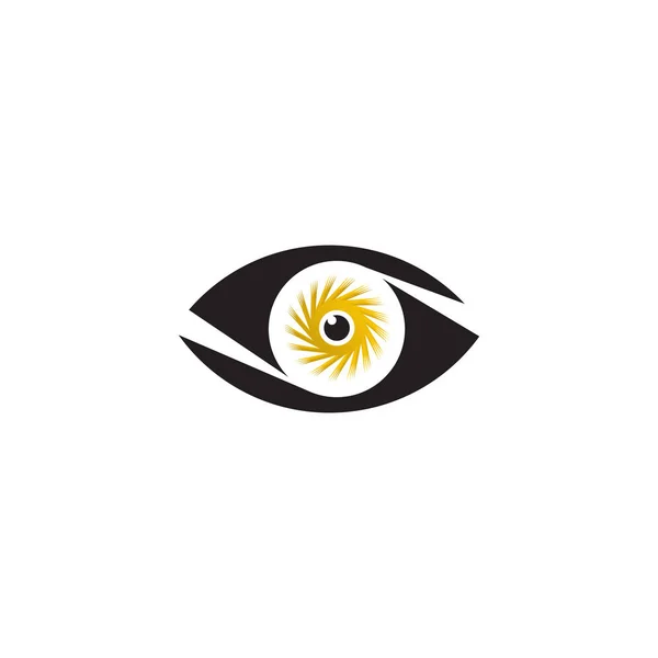 Eye logo icon design vector template — Stock Vector