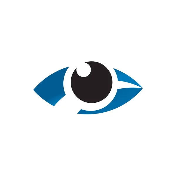 Modelo de vetor de design de logotipo olho — Vetor de Stock