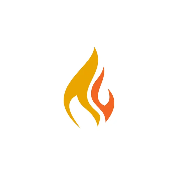 Tűz logó ikon design vektor sablon — Stock Vector