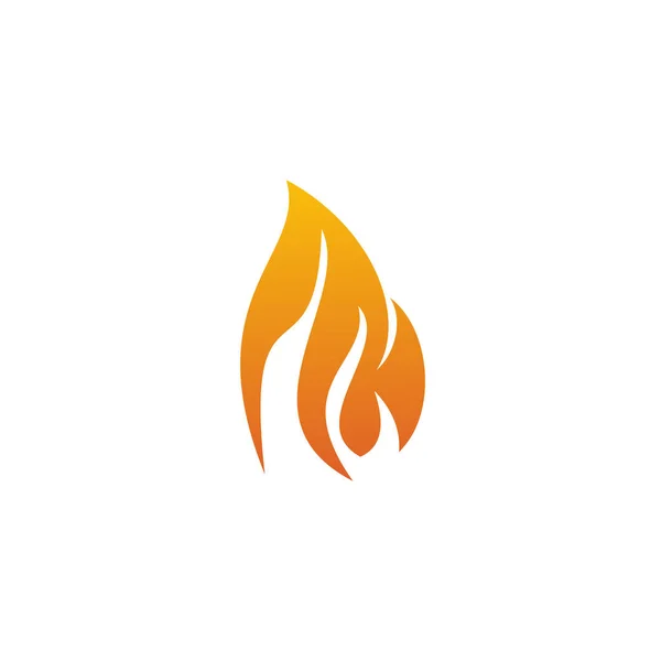 Brand vlam pictogram logo ontwerp vector sjabloon — Stockvector