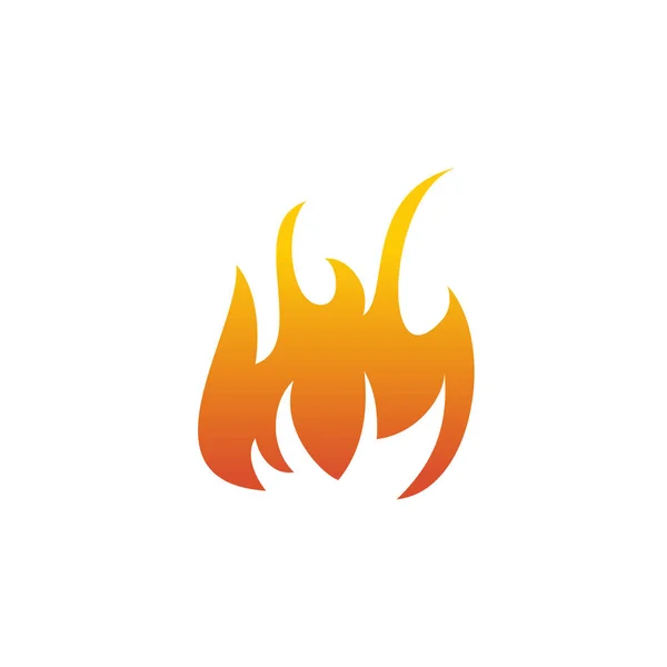 Fire logo icon design vector template — Stock Vector