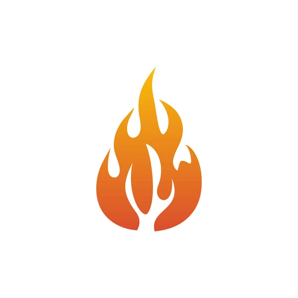 Fire logo icon design vector template — 스톡 벡터