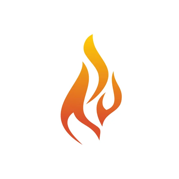 Vetor de modelo de design de ícone de logotipo de fogo