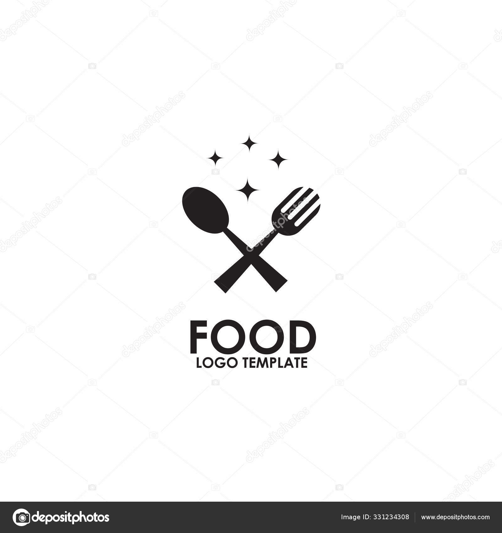 Food Logo Design Vector Template Stock Vector Image By C Doublerdesign