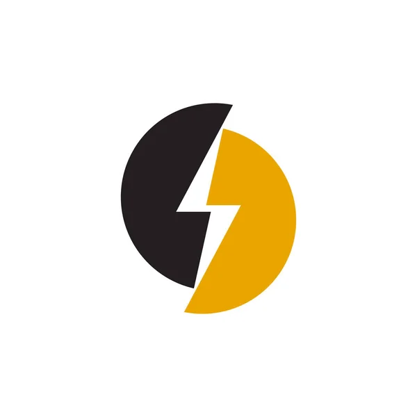 Flash ηλεκτρικό εικονίδιο πρότυπο σχεδιασμού λογότυπο — Διανυσματικό Αρχείο